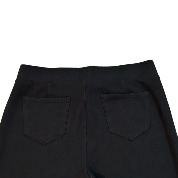 MACY'S STYLE & CO. Pants Pull on Stretchy Wide leg Black Size Large Like new - Picture 9 of 9
